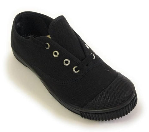 Classmate Black PT Shoes with Cushioned Heel