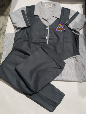 St. Francis De Sales School Grey Half Sleeves Suit - School Uniform Shop