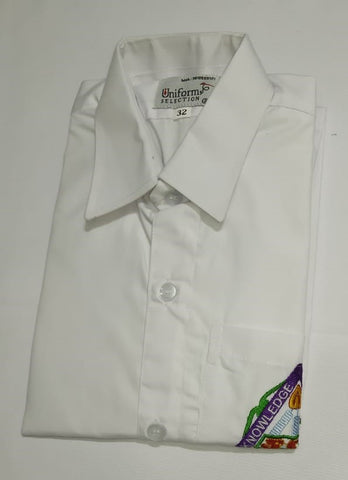 St. Francis De Sales School White Half Sleeves Shirt - School Uniform Shop