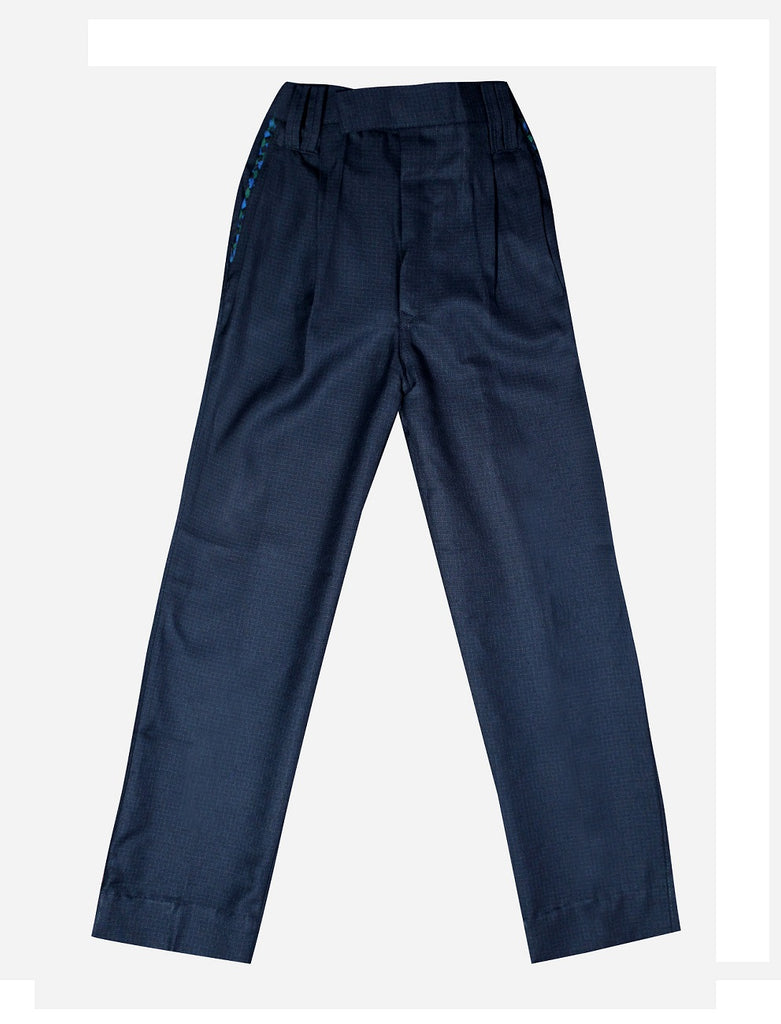 Navy Blue Cotton School Uniform Pant Size Small